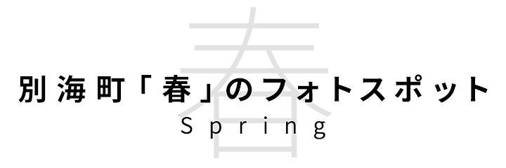別海町「春」のフォトスポット