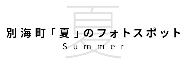 別海町「夏」のフォトスポット