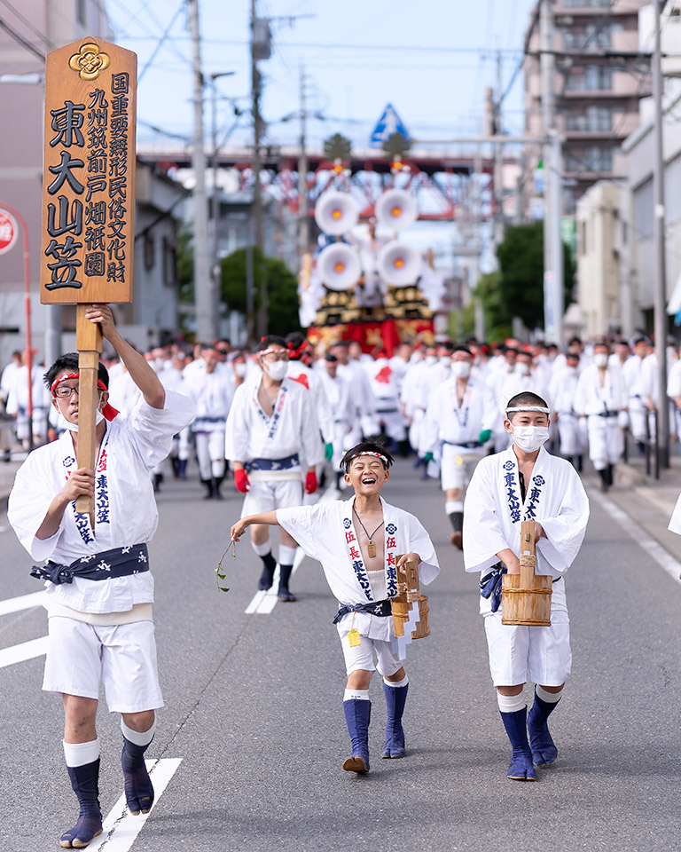 佳作カメラ部門　定直清哲さんの作品「お祭り解禁！」