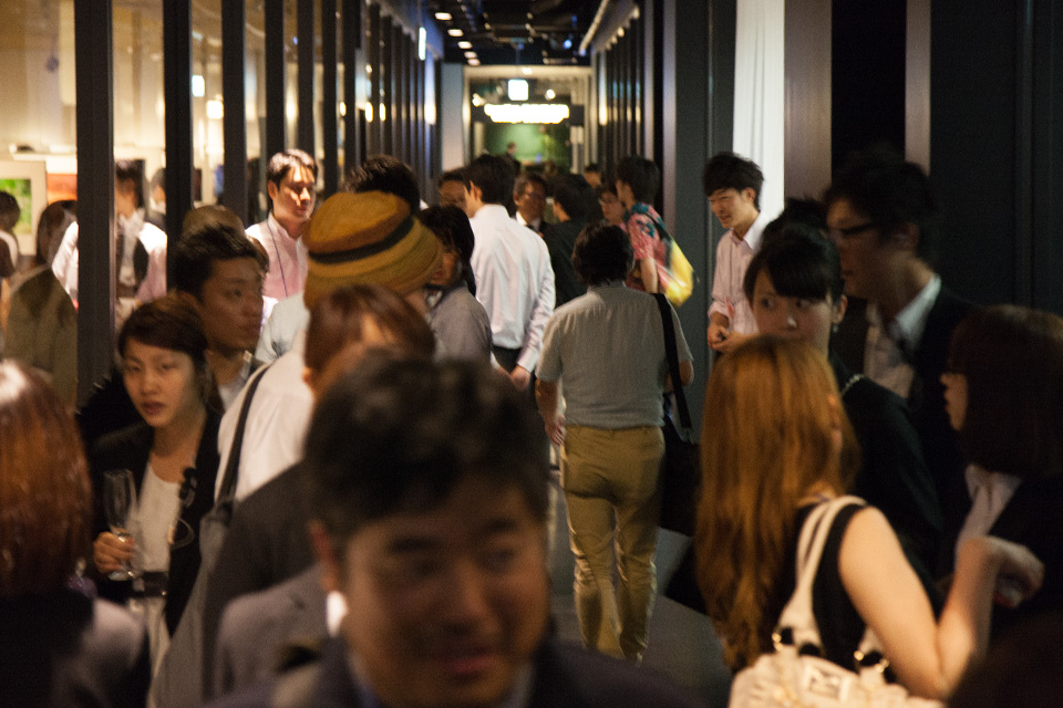 レセプションの様子：東京カメラ部2015写真展
