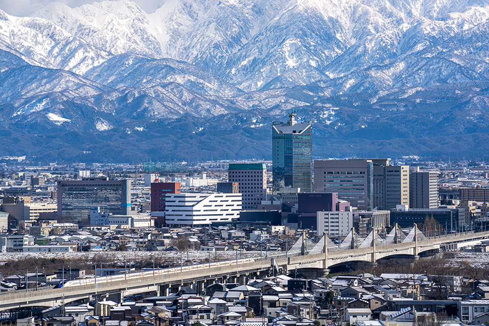 「呉羽山公園展望台」の作品